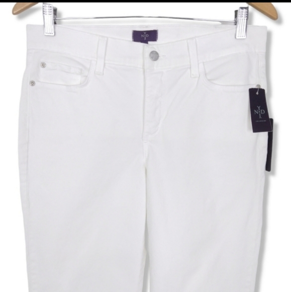 NWOT NDYJ Cropped Spring White Jeans - Picture 3 of 7